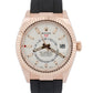 2022 Rolex Sky-Dweller 326235 White 18K Rose Gold Oysterflex 42mm Box Papers