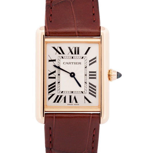 2024 PAPERS Cartier Tank Louis Large 18K ROSE GOLD 33mm WGTA0011 3816 BOX