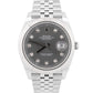 2023 PAPERS Rolex DateJust 41mm RHODIUM DIAMOND 18K Steel JUBILEE 126334 BOX