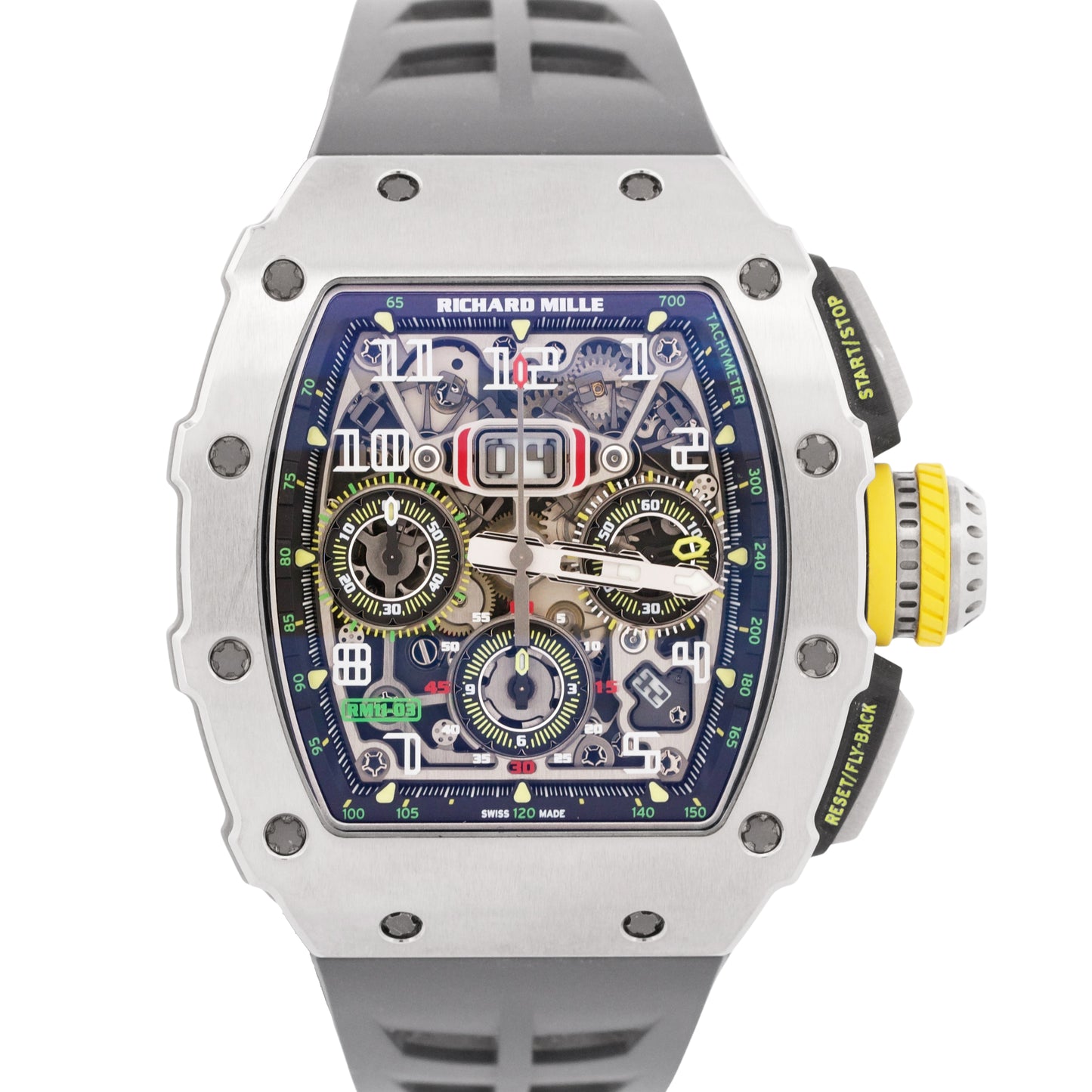 PAPERS Richard Mille RM 11-03 Titanium Flyback 50mm Chronograph RM11-03Ti BOX