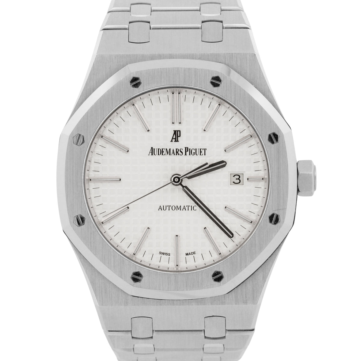 Audemars Piguet Royal Oak 15400ST.OO.1220ST.02 White Stainless Steel 41mm Watch