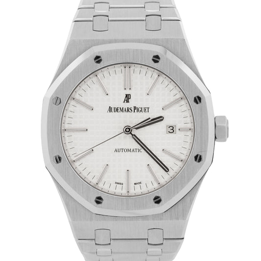 Audemars Piguet Royal Oak 15400ST.OO.1220ST.02 White Stainless Steel 41mm Watch
