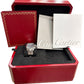 2007 PAPERS Cartier Roadster XL Chronograph BLACK Steel 2618 W62020X6 Watch BOX