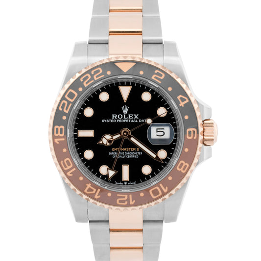 2026 Rolex GMT-Master II 126711 CHNR Root Beer Brown 18K Gold 40mm Box Papers