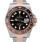 2022 Rolex GMT-Master II 18K Rose Gold ROOT BEER Brown 126711 CHNR 40mm Watch