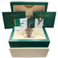 2026 RSC PAPERS Rolex DateJust 41mm CHOCOLATE 18K Rose Gold Steel 126301 BOX