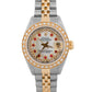 Rolex DateJust 6917 26mm Mother of Pearl Ruby Diamond 18K Steel Jubilee Watch