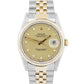 Rolex DateJust 36mm FACTORY CHAMPAGNE DIAMOND 18K Gold JUBILEE Steel 16233 Watch