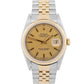 1993 Rolex DateJust 36mm CHAMPAGNE 18K Yellow Gold Stainless Steel JUBILEE 16233