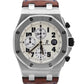Audemars Piguet Royal Oak Offshore Ivory SAFARI Steel Brown Leather 42mm 26170ST