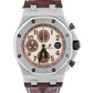 Audemars Piguet Royal Oak Offshore 26470ST Safari Brown Leather Steel 42mm Box