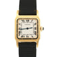PAPERS Cartier Santos Dumont 78097 18K Yellow Gold 24.5mm Manual Leather BOX