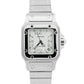 MINT PAPERS Cartier Santos Galbee Steel SILVER Roman Automatic 24mm 2423 BOX