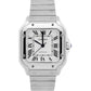 2022 PAPERS Cartier Santos Mid-Size 35mm Stainless Steel White WSSA0029 4075 BOX