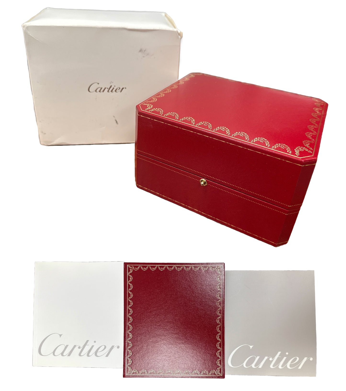 MINT PAPERS Cartier Santos Galbee Steel SILVER Roman Automatic 24mm 2423 BOX