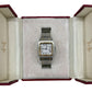 Cartier Santos Carree 2961 White Roman 18k Steel Automatic Two-Tone 29mm Box