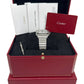 2022 PAPERS Cartier Santos Mid-Size 35mm Stainless Steel White WSSA0029 4075 BOX