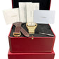 2024 PAPERS Cartier Santos SILVER WHITE 18K Yellow Gold 39.8mm 4070 WGSA0029 BOX