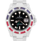 Rolex GMT-Master II DIAMOND SAPPHIRE Stainless Steel Blue Pink 40mm 116710 BOX