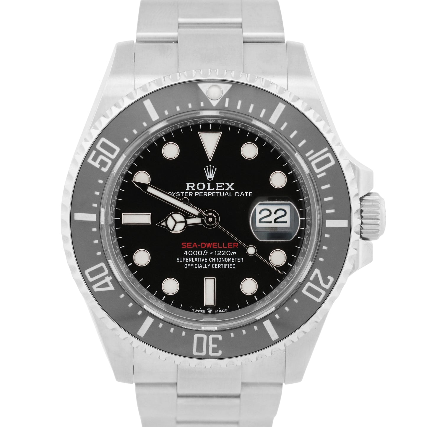2023 PAPERS Rolex Sea-Dweller 50th-Anniversary Red Black 43mm MK2 126600 BOX