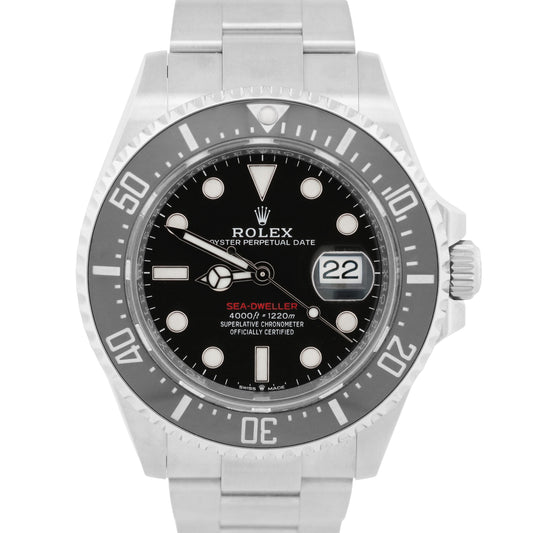 2023 PAPERS Rolex Sea-Dweller 50th-Anniversary Red Black 43mm MK2 126600 BOX