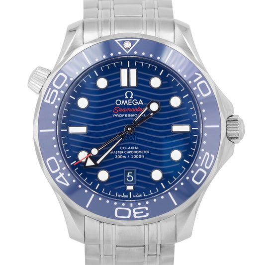 MINT PAPERS Omega Seamaster Diver 42mm BLUE WAVE Steel 210.30.42.20.03.001 BOX