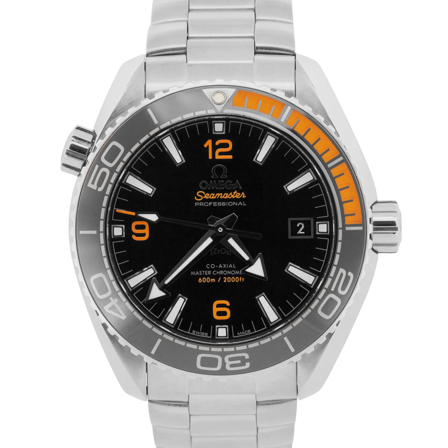 2017 PAPERS Omega Seamaster Planet Ocean 43.5mm 215.30.44.21.01.002 Ceramic BOX