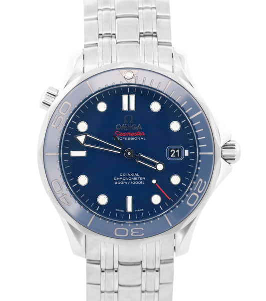 PAPERS Omega Seamaster Professional BLUE 41mm Steel 212.30.41.20.03.001 BOX