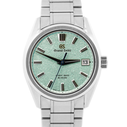 NEW PAPERS Grand Seiko Evolution 9 GENBI VALLEY Steel GREEN 40mm SLGH021 BOX