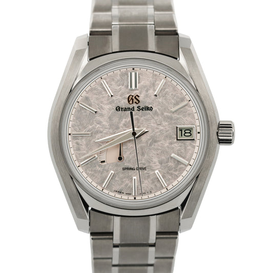 PAPERS Grand Seiko Heritage Titanium SHUNBUN Cherry Blossom 40mm SBGA413 BOX