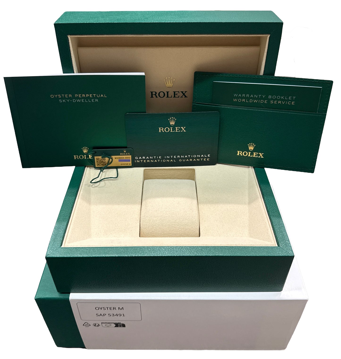NEW 2026 PAPERS Rolex Sky-Dweller MINT GREEN 42mm Steel 18K JUBILEE 336934 BOX