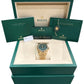 2025 PAPERS Rolex Sky-Dweller GREEN 18K Yellow Gold 42mm 336938 Watch BOX