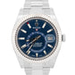 STICKERED Rolex Sky-Dweller 326934 BLUE 42mm Steel OYSTER 18K Gold Watch BOX