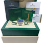PAPERS Rolex Submariner Date SMURF Blue 18K Gold Ceramic 40mm 116619 LB BOX