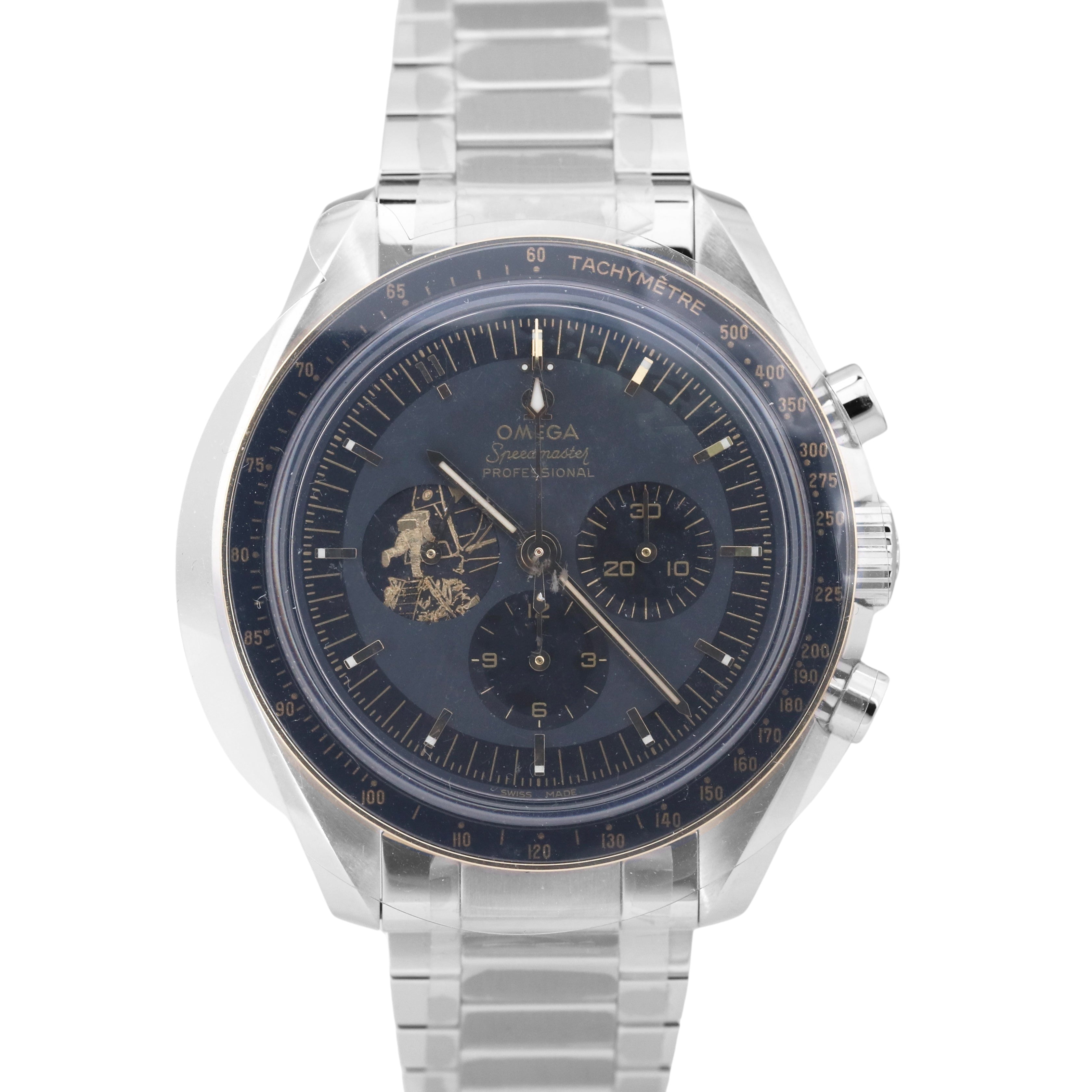 NEW STICKERED Omega Speedmaster Apollo 50th Anniversary 310.20