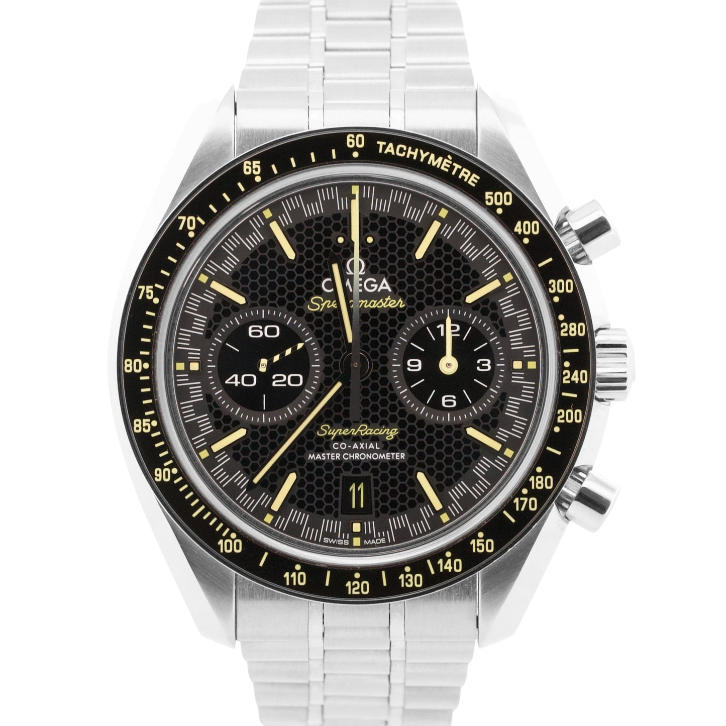 2025 PAPERS Omega Speedmaster SUPER RACING Steel 44.25mm 329.30.44.51.01.003 BOX