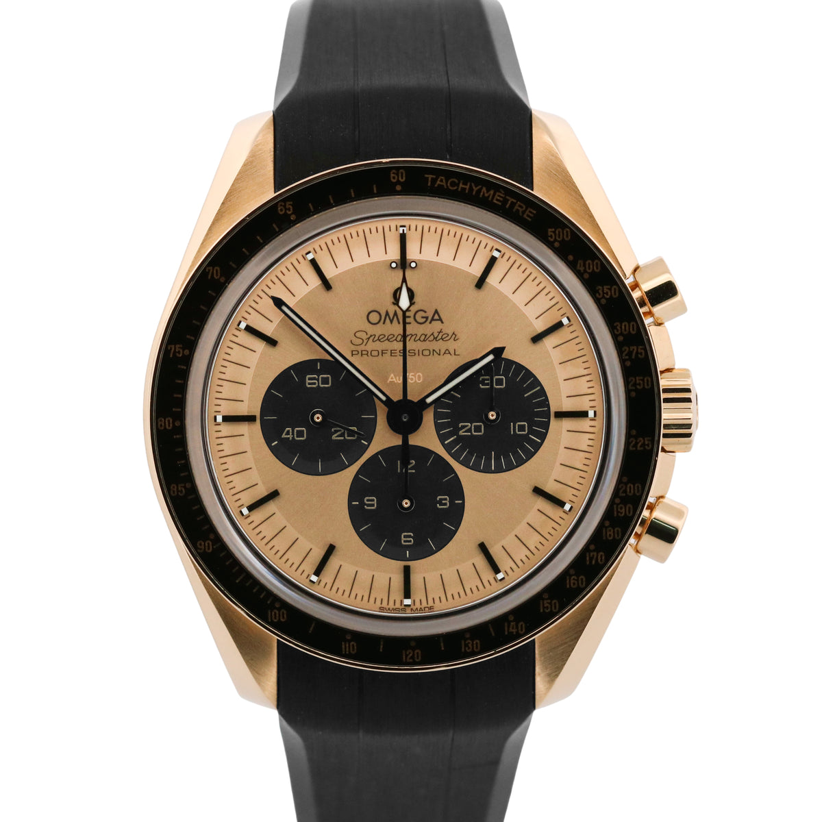 2023 Omega Speedmaster 310.62.42.50.99.001 Moonshine 18K Yellow Gold Box Papers