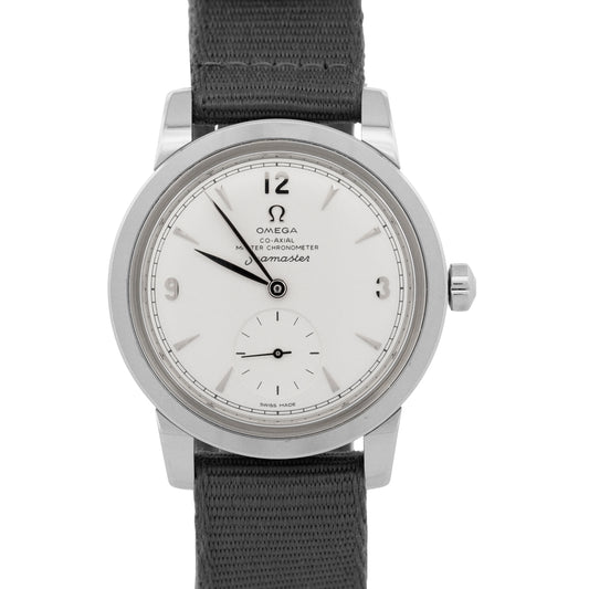 Omega Seamaster 1948 Silver SPLIT SECONDS 38mm 511.12.38.20.02.001 Watch BOX