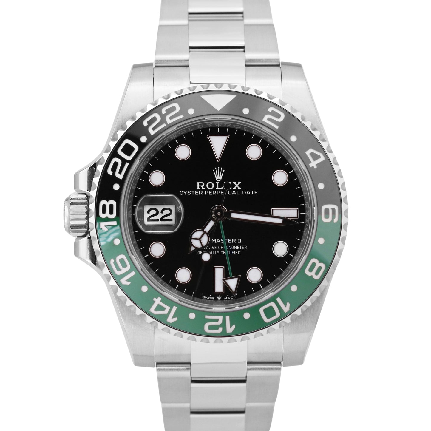 NEW MARCH 2024 Rolex GMT-Master II SPRITE GREEN 126720 VTNR Oyster Watch BOX