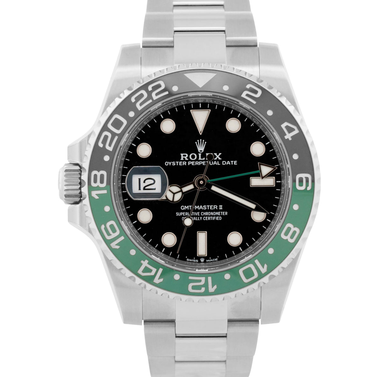 New 2026 Rolex GMT-Master II 126720 VTNR Sprite Green Oyster 40mm Box Papers