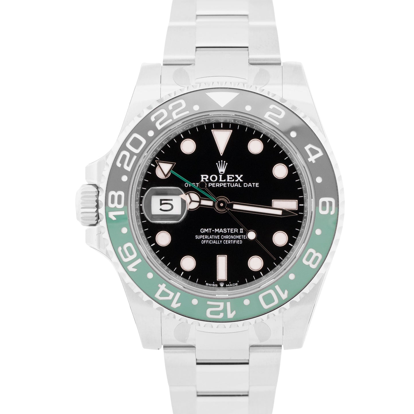 NEW STICKERED OCT 2025 PAPERS Rolex GMT-Master II SPRITE GREEN 126720 VTNR BOX