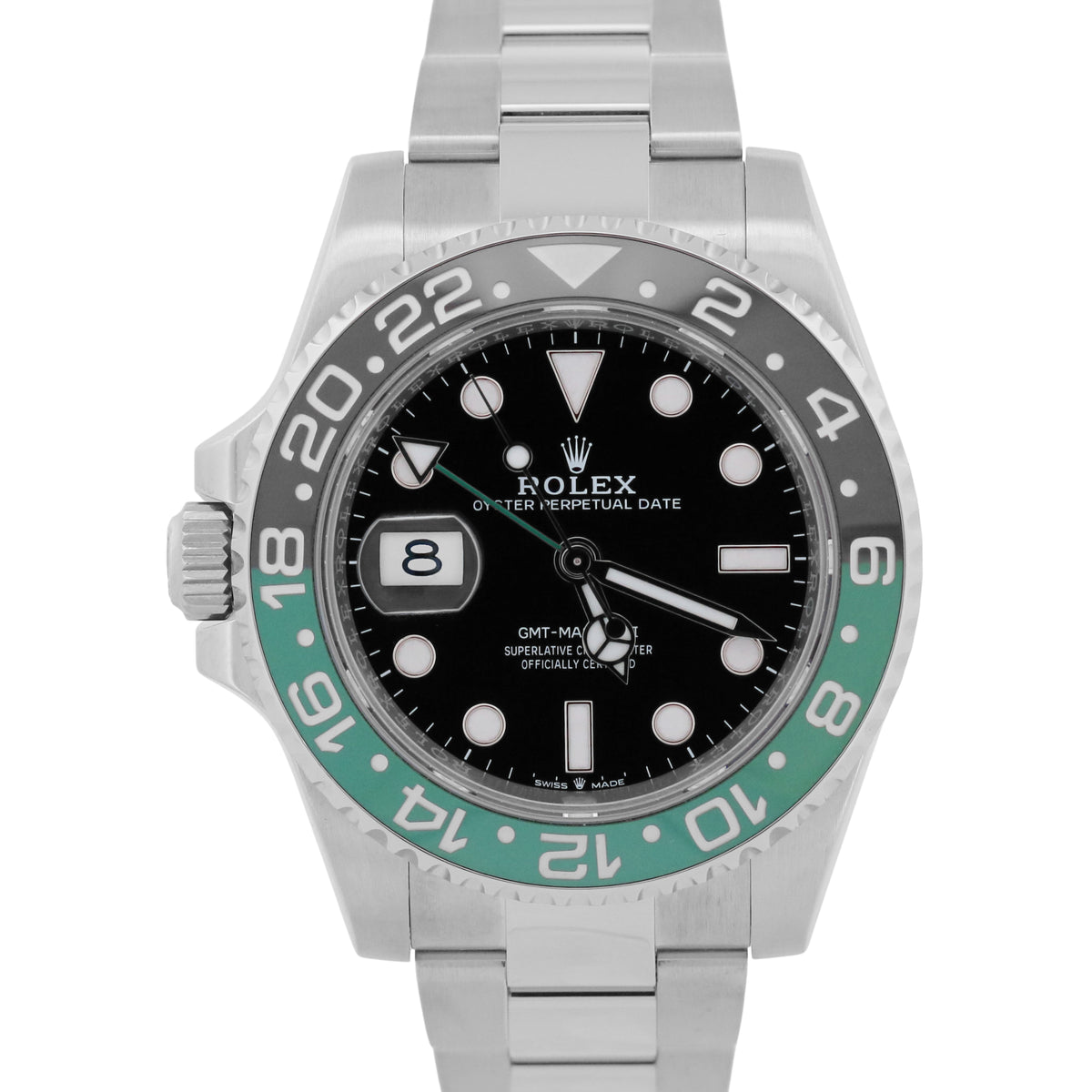 2024 Rolex GMT-Master II 126720 VTNR Sprite Green Black 40mm Oyster Box Papers