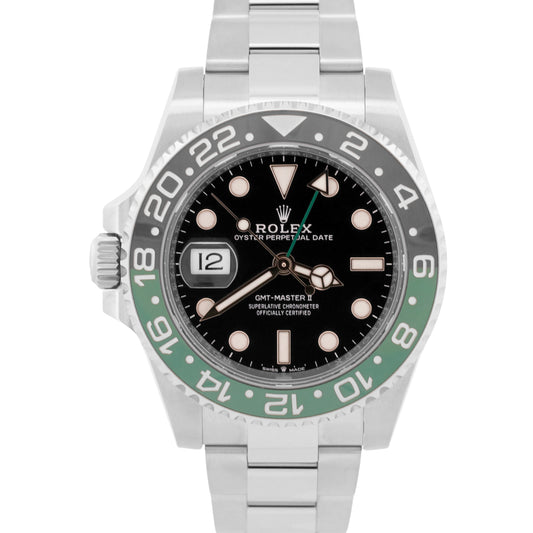 2023 Rolex GMT-Master II 126720 VTNR Sprite Green Black Oyster Watch Box Papers