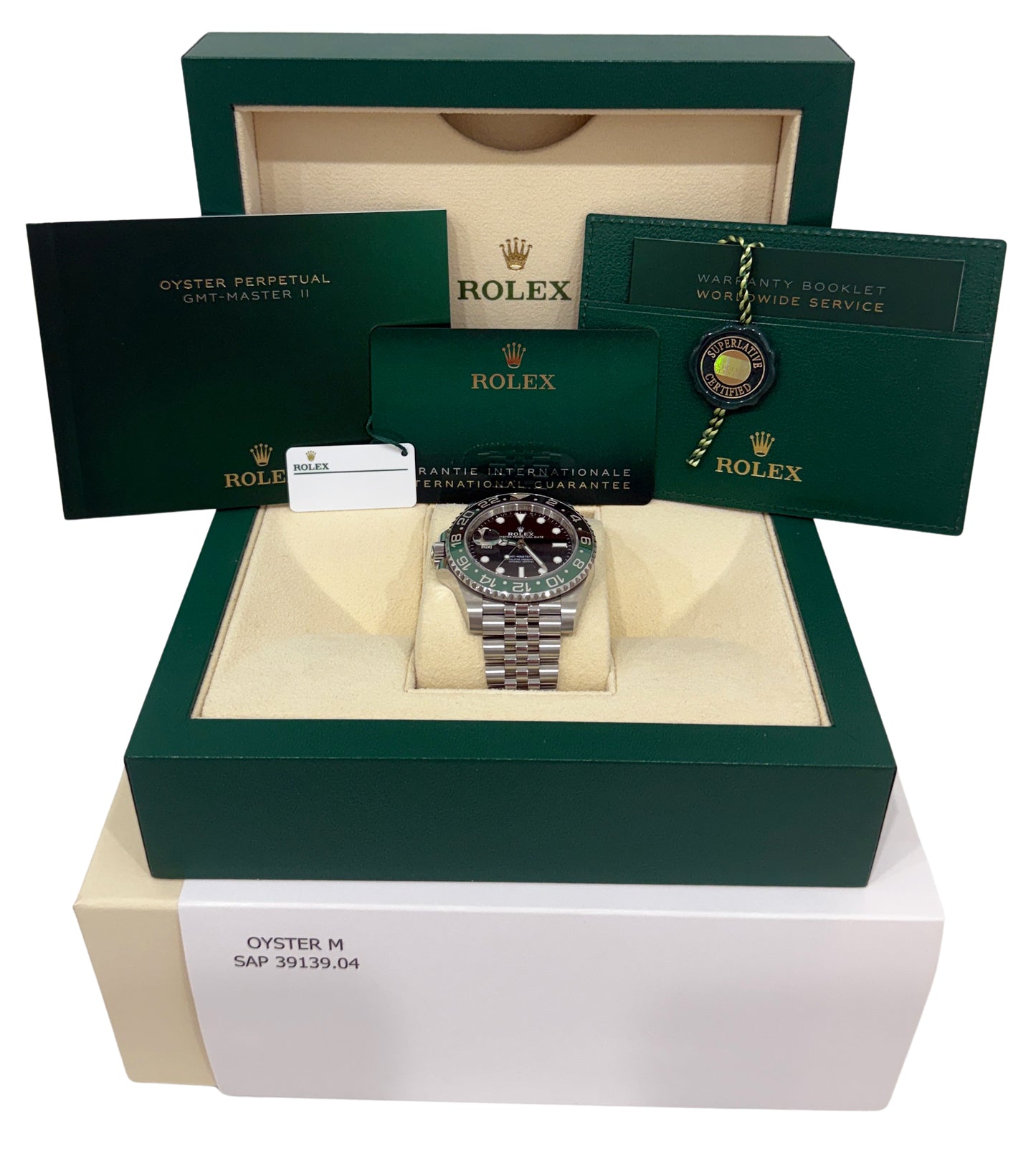 2023 Rolex GMT-Master II 126720 VTNR Sprite Black Green Steel 40mm Box Papers