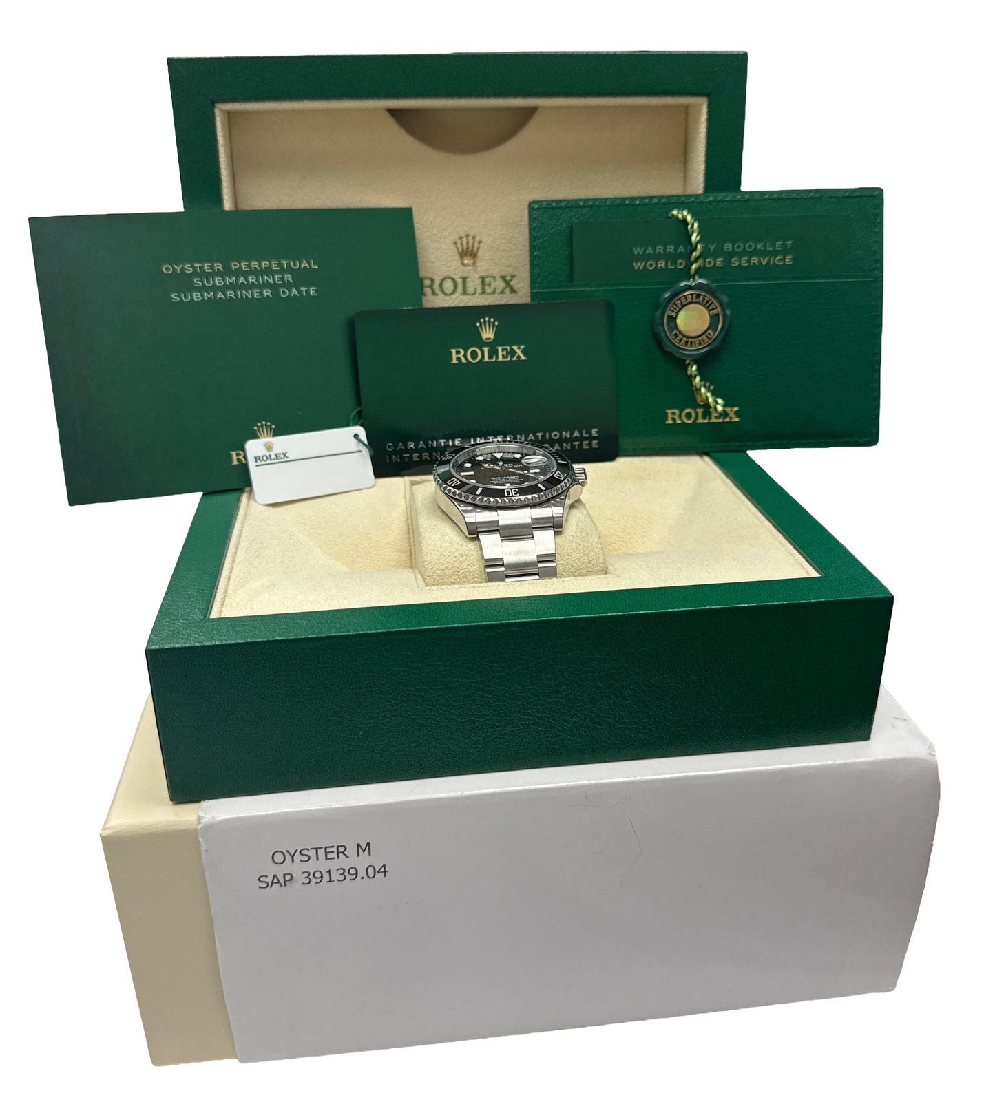 2023 PAPERS Rolex Submariner Date BLACK Ceramic Steel 41mm 126610 LN Watch BOX