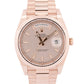 MINT Rolex Day-Date President 40mm SUNDUST TAPESTRY 18K Rose Gold 228235 BOX