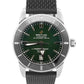 NEW STICKERED PAPERS Breitling Superocean Heritage B01 GREEN 46mm AB2020 BOX