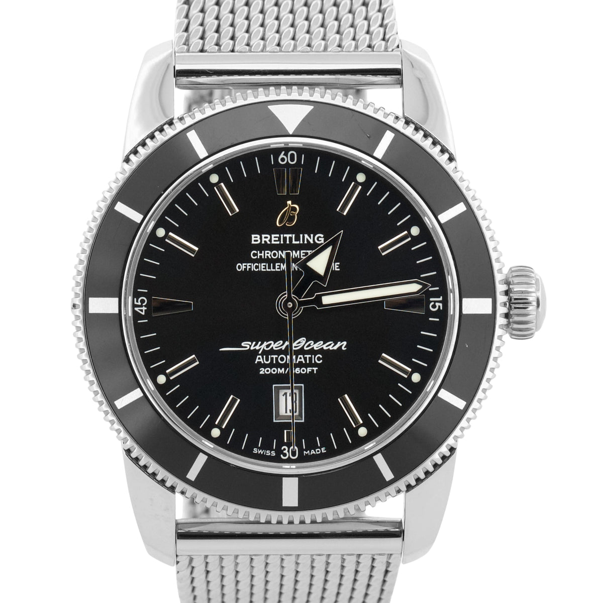 Breitling Superocean Heritage A17320 Black Automatic Stainless Steel 46mm Watch