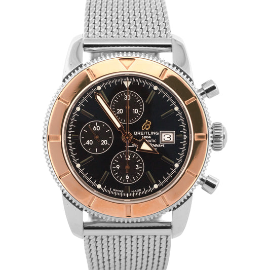 Breitling Superocean 46 Stainless Steel 18K Rose Gold 46mm U13320 Automatic BOX