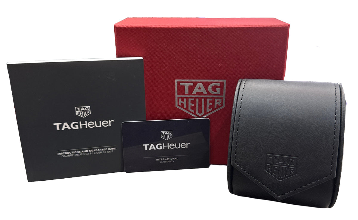 Tag Heuer Monaco CBL2111.FC6453 Blue Leather Stainless Steel 39mm Box Papers